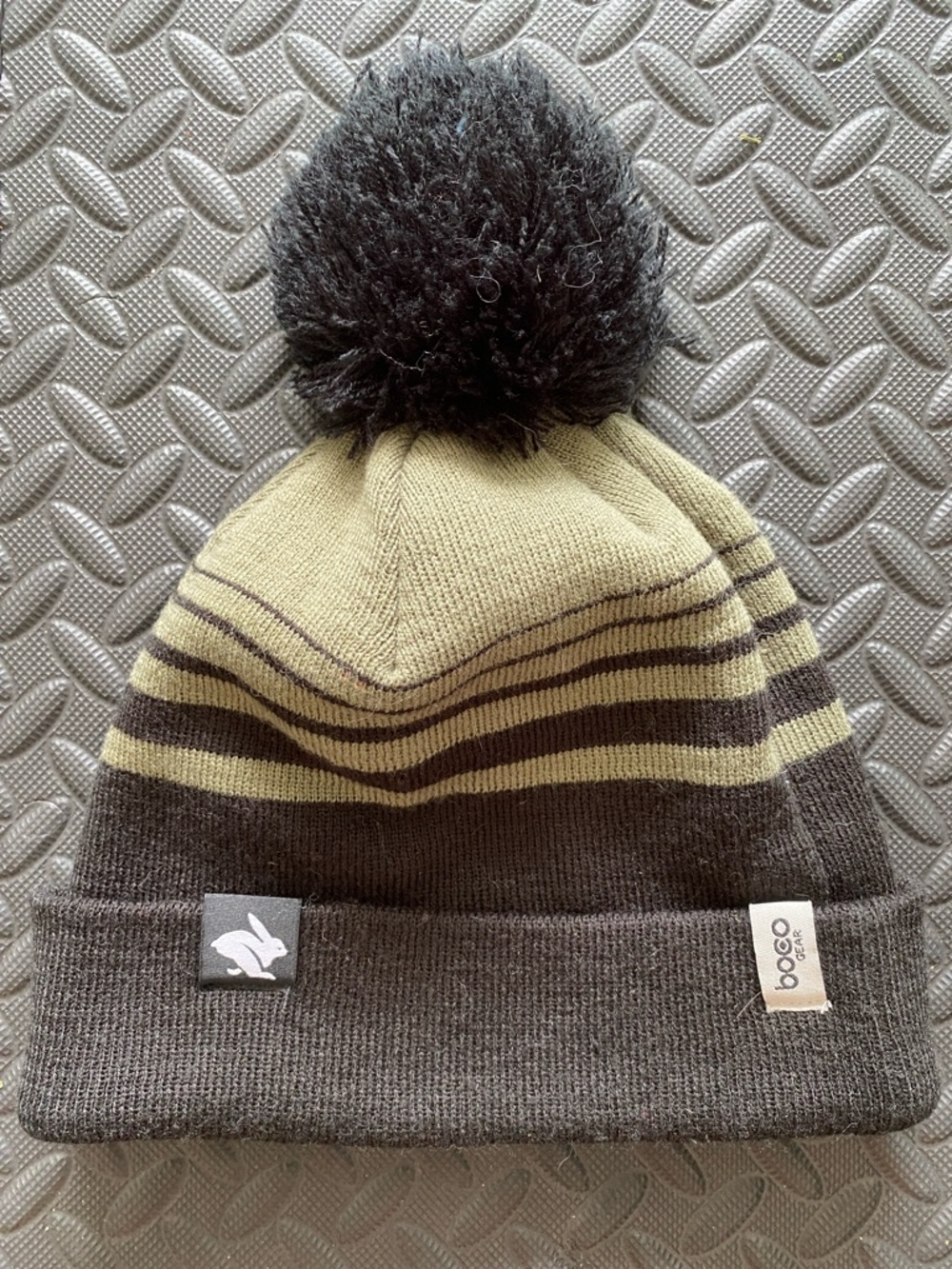 Rabbit Pom beanie